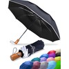Premium Umbrella Windproof Travel Umbrellas for Rain - Compact Small