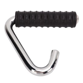Pull Up Handles Grips Fitness Handle Grip Heavy Duty Silver C Shaped Handles Training Pull Bar Strength Sling Trainer for Gym Grip Handle Attachment Barbells and Resistance Bands Pull Up Assistance