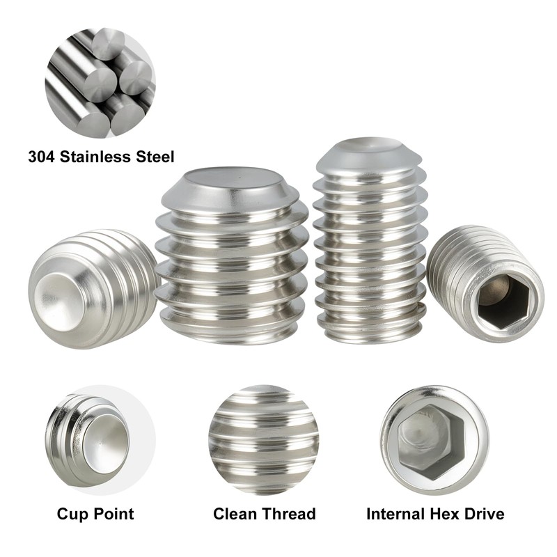 SVLING Set Screw Assortment Kit 510PCS, 13 Sizes Metric Set