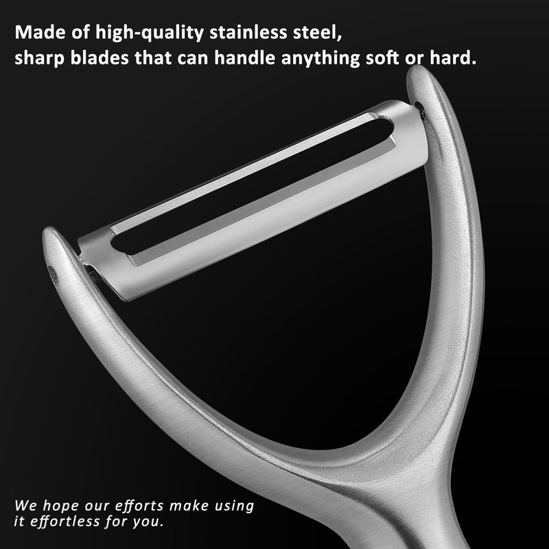 Premium Y Type 304 Stainless Steel Multifunctional Kitchen Peeler Real