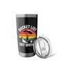 Retro Parachuting Skydiver Bucket List Skydiving Stainless Steel Insulated Tumbler