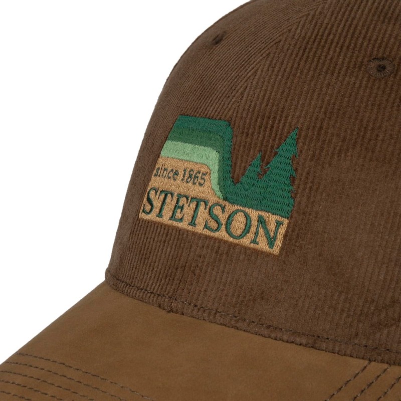 Stetson Woods Baseball Cap Men's All-Year Cap Baseball Cap, brown