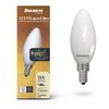 5 Watt LED B11 Light Bulbs, Warm Dimming 3000K (Soft