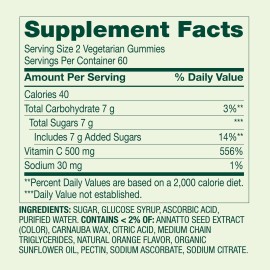 Unbranded Extra Strength Vitamin C Dietary Supplement Vegetarian Gummies for Immune Health