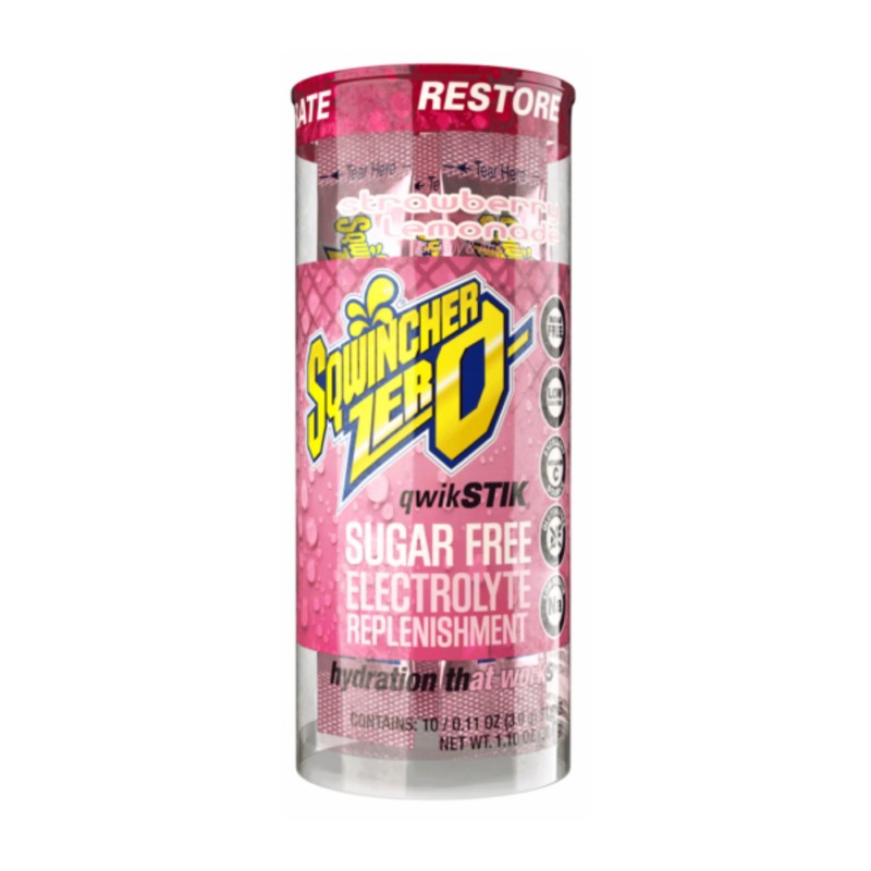 Sqwincher ZERO Qwik Stik - Sugar Free Electrolyte Powdered Beverage
