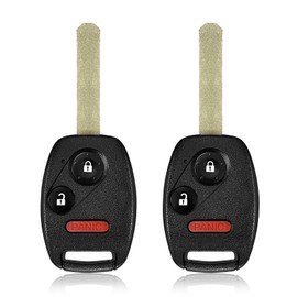 Car Key Fob Remote Keyless Entry Control N5F-S0084A 313.8MHz 3 Button Replacement for 2006-2017 Honda Civic LX Odyssey Acura RDX MDX - 2 Pack