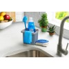 Clorox® KeptClean Adjustable Sink Organizer, Steel Blue