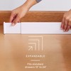 YouCopia ReStickable Drawer Dividers, Adjustable and Expandable Kitchen Organizers for