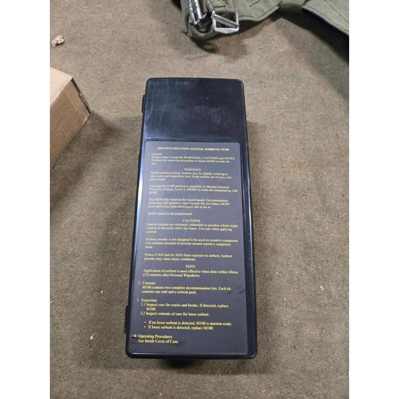 M100 decon kit, cool cold war item army