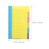 Operitacx Notebook Grocery List Notepad Notes Sticky Yellow Notepad Sticky