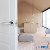 XFORT Polished Chome Liberty Lever On Rose Latch Pack, Complete