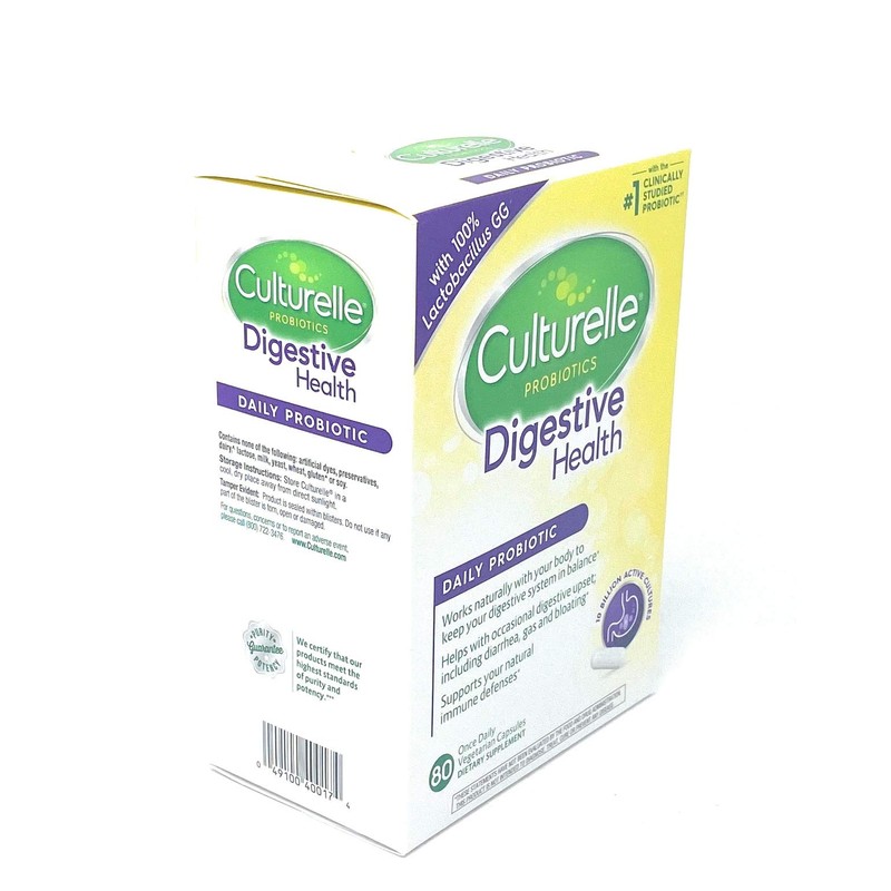 Culturelle Digestive Health Probiotic, 80 Capsules