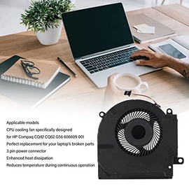 Laptop Cooling Fan, 4 Pin Replacement Cooling Fan for HP OMEN 15 EK TPN Q236 Fans Cooler Radiator M04216 001 ND8CC02 19j22 19j23 M04215 001 ND8CC03 19C23 (GPU)