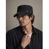 Lovechic Men's Work Cap, Hat, Short Brim, Plain, 100% Cotton,
