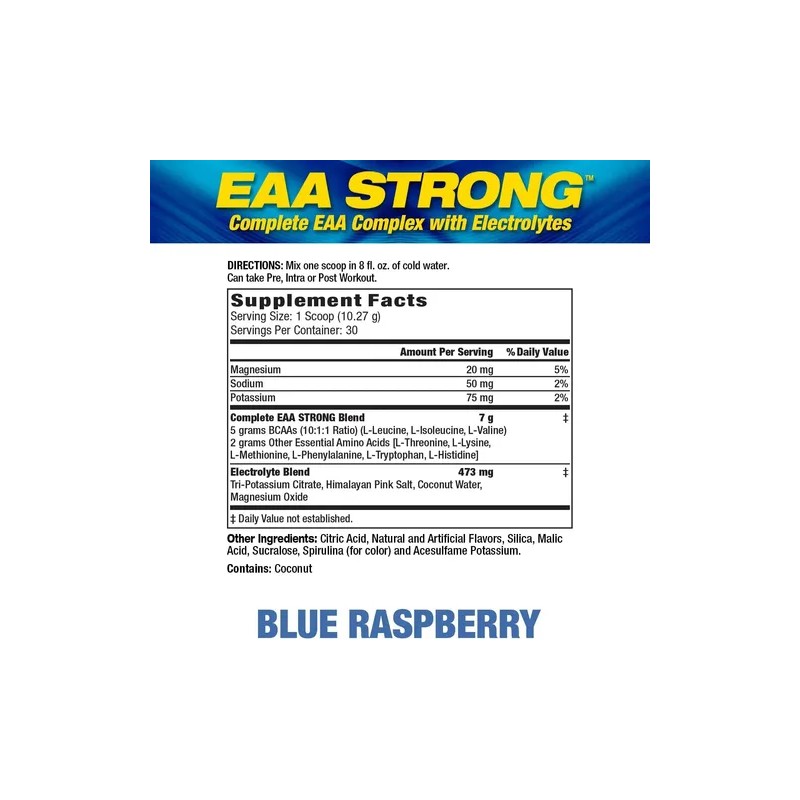 Maximum Human Performance Eaa Strong Polvo Aminoacidos Bcaa