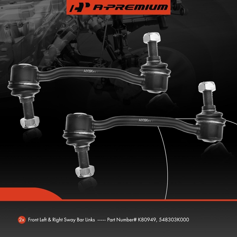 A-Premium - 2 eslabones de barra estabilizadora, compatibles con Hyundai