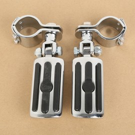 TCMT Adjustable 25mm 30mm 35mm Footrest Foot Peg W/Clamps Fit For Harley Sportster 883 XL1200 YAMAHA V-STAR XVS 1300 950 1100 XV 250 400 Honda GL1800 1500 1100 1200 VT750