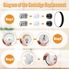 Enhon Shower Faucets Cartridge Replacement for V-6680 V-7700/01, Compatible with