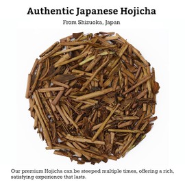 SUGIMOTO TEA Japanese Hojicha Roasted Green Tea Loose Leaf 2.0 oz (57 g) Pack of 3