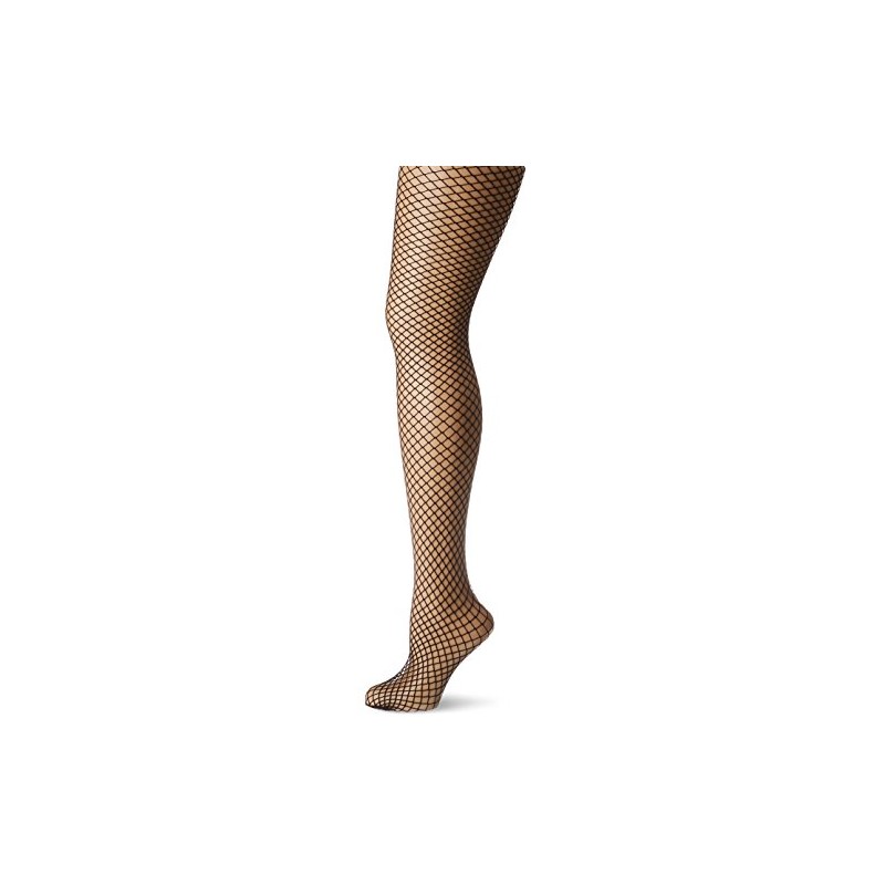 belly cloud Women's Fishnet Tights, Medium Mesh Tights, Black (Black