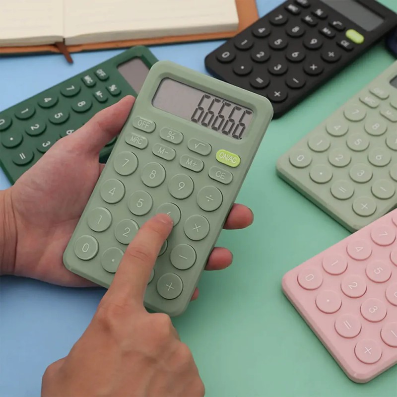 Calculadoras Estándar Básicas Con Pantalla Lcd De 8 Dígitos