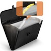 Document Folder, A4 Expanding Folder, 12 Compartments, Large Capacity Sorting
