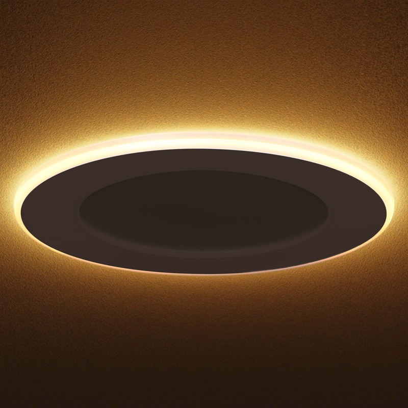 LEDVANCE 4" Night Ring Recessed Ceiling Downlight with Night Light,