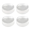 4pcs Transparent Door Stopper Soft Acrylic Door Holder Prevent Impact