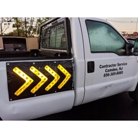 Online Stores Magnetic Roll Up LED Chevron Stripes Arrow Board: Traffic, Weather & Emergencies