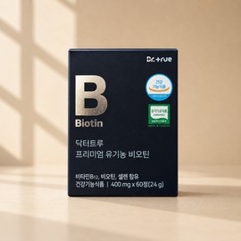 Doctor True Dr. True Premium Organic Biotin Selenium Vitamin B12 Nutrient 400mg 60 Tablets / 닥터트루 프리미엄 유기농 비오틴 셀렌 비타민B12 영양제 400mg 60정