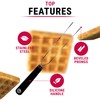 Captain Jax Waffle Fork for Belgian Waffles, Mulit-Use Stainless Steel