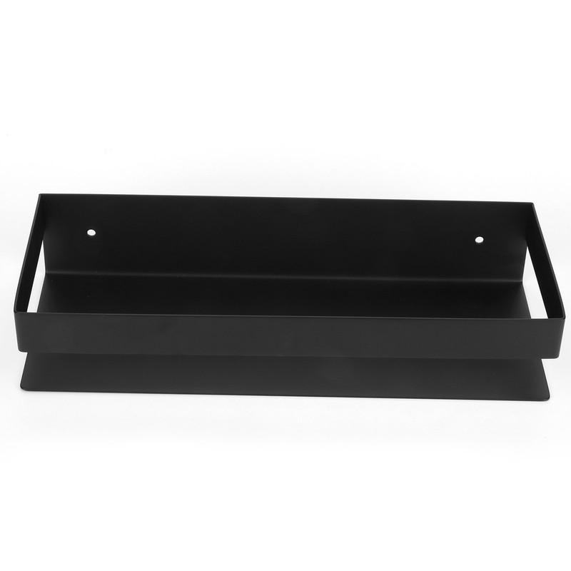 30cm Matt Black Shelf Stainless Steel Bathroom Shelf Kitchen Storage