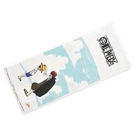 BANDAI 6765004900 Face Towel, One Piece, For Your Deposit Luffy Shanks