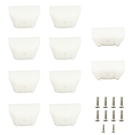 PIAOLGYI Shelf Bracket for IKEA Milsbo Indoor Greenhouse Cabinet,Accessories Compatible with IKEA Milsbo Glass Cabinet,White(Not Include Shelves)