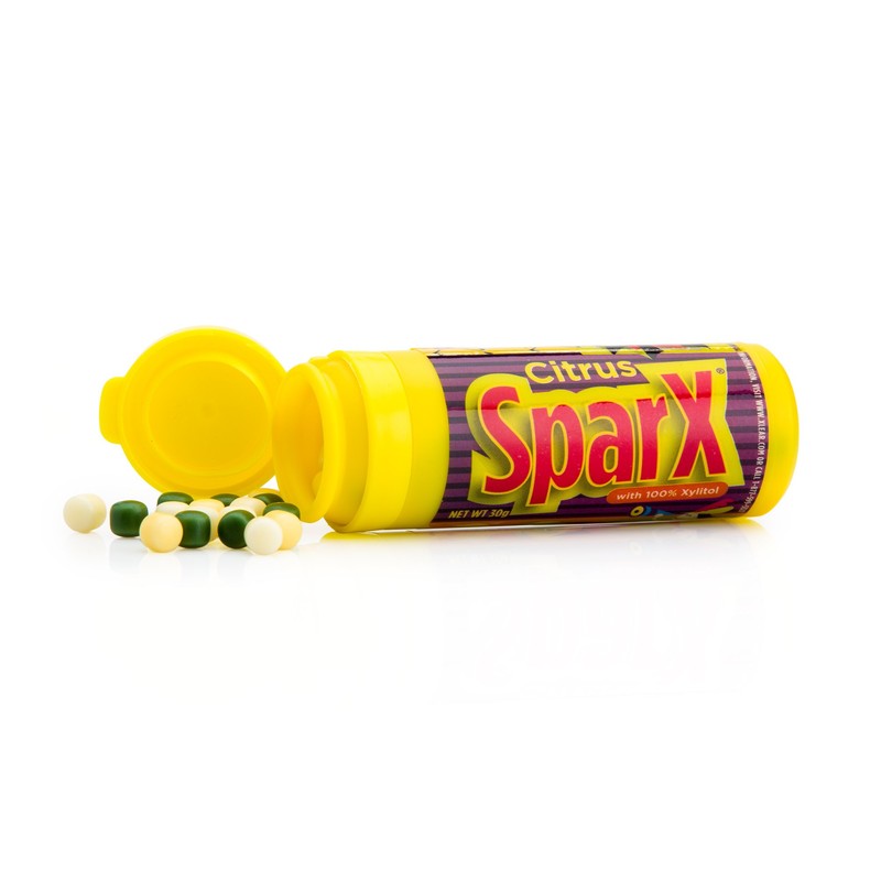 Citrus Sparx Candies with 100 Xylitol (120 Pieces)