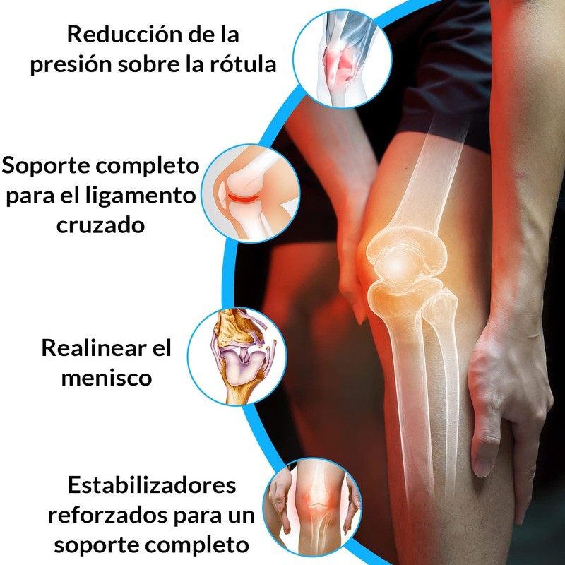 Zensukye Rodillera Deportivas con Estabilizadores Laterales
