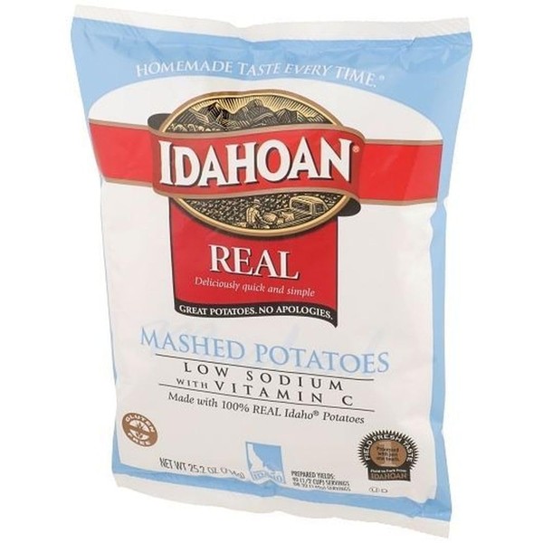 Idahoan Low Sodium with Vitamin C Real Mashed Potato, 25.2