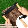 WILLBOND 2 Pcs 8 Inch Draw Shave Knife Set Draw