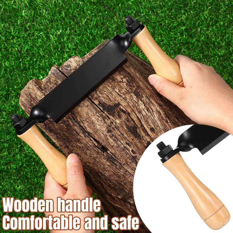 WILLBOND 2 Pcs 8 Inch Draw Shave Knife Set Draw