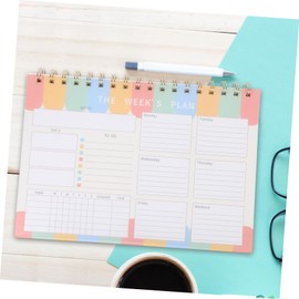 CAXUSD Planner Paper 2024 Monthly Planner Spiral Bound Notepad for To-do List for Students