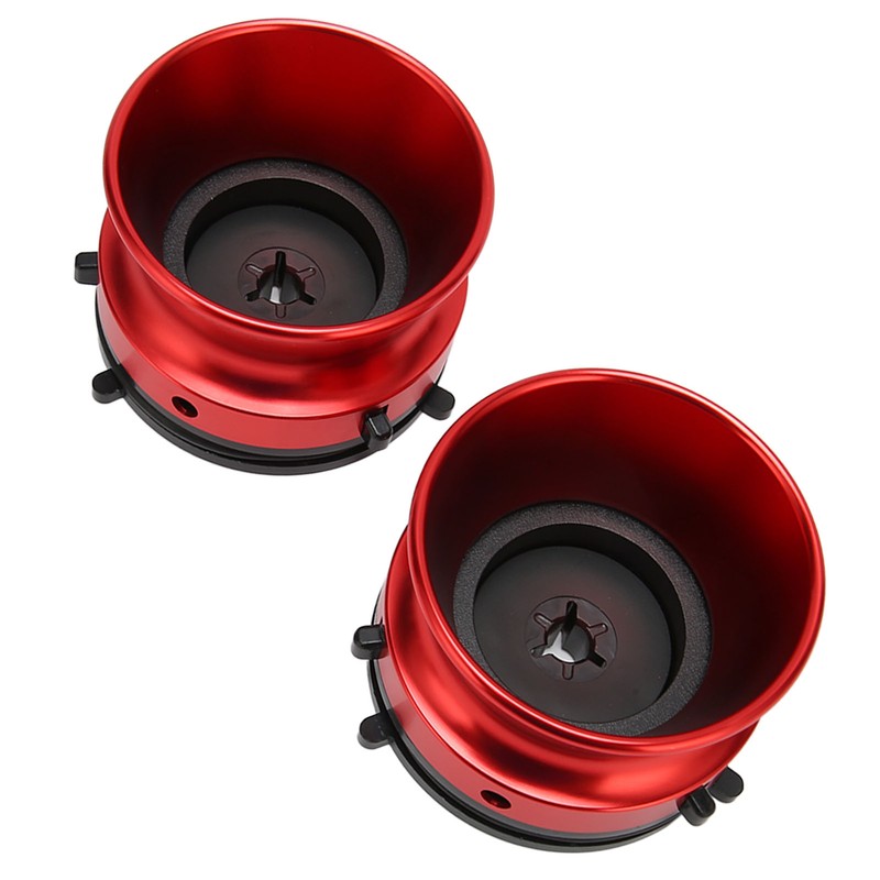 1 Pair NAB Hub Adapters Polished Aluminum Alloy Universal Loading