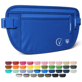 Money Belt for Travel - Security Fanny Pack for Phone, Money, Passport, & More with Anti Theft RFID Protection - Slim Under Clothes Hidden Wallet Holder Bag - Unisex Travel Waist Pouch for Women & Men