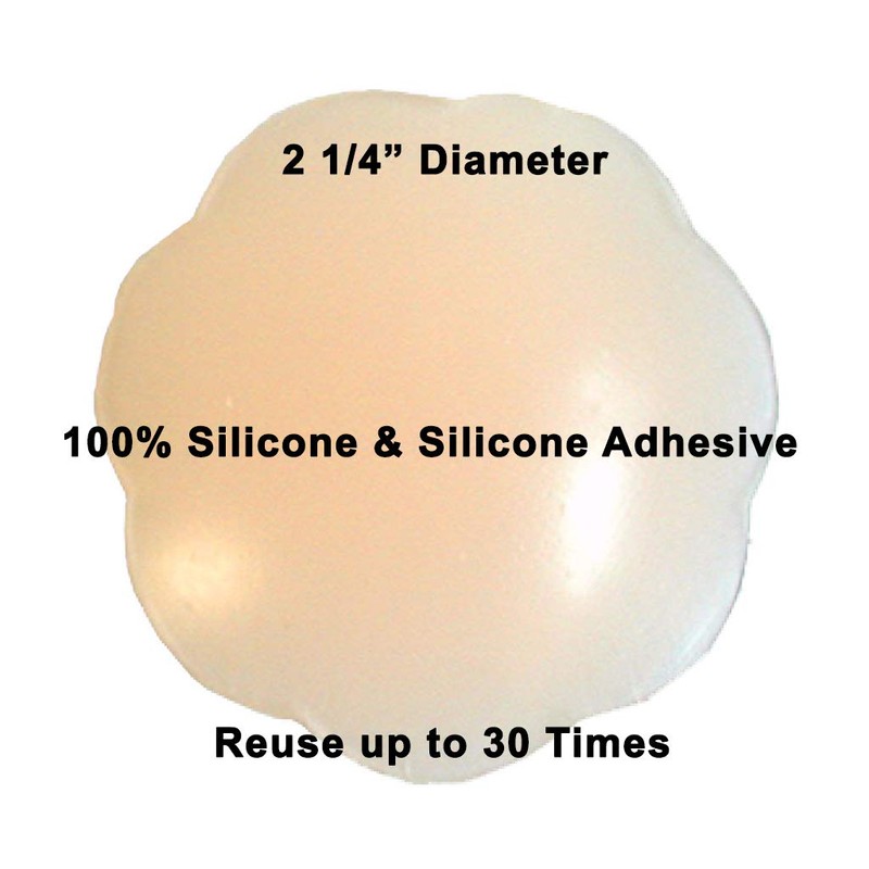 Braza Silicone Petal Tops - Reusable Nipple Covers - Beige
