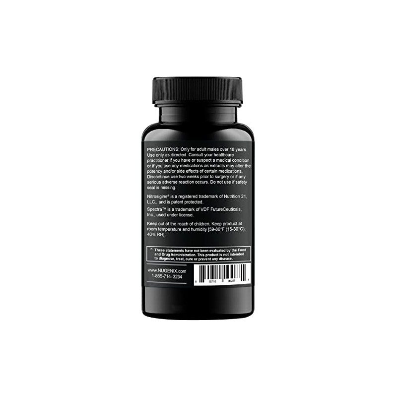 Nugenix- “Perform, Óxido Nítrico y Refuerzo de Vitalidad para Hombres