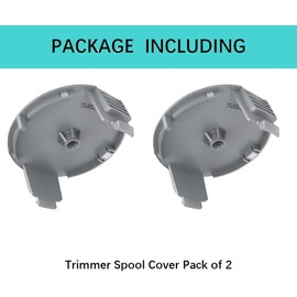 ERHUO Spool Cover, Pack of 2 Replacement Spool Covers, Grass Trimmer Spool Caps Compatible with Bosch UnicersalGrassCut 18/18-26/18-260 Grass Trimmer 1600A01R5J Spool Cover