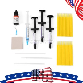 AZDENT USA Stock Dental Orthodontic Light Cure Adhesive No-Mix Bonding Resin Kit - Light-Cure Resin