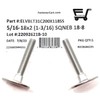 (5) 5/16-18x2 Stainless Steel Elevator Bolt Square Neck (1-3/16 Diameter