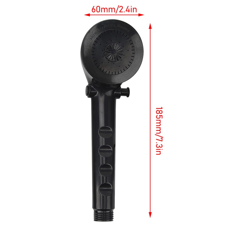 Hand Held Shower Set 1.5m Hose 3 Position Shower Head