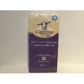 Caprina by Canus Fresh Goats Milk Soap, Shea Butter (6 bars)