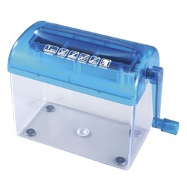 Sanwa Supply PSD-12 Hand Shredder (A4 Vertical Folding Compatible, Straight Cut/Capacity 1.5 L)/Number of Cut Sheets 1